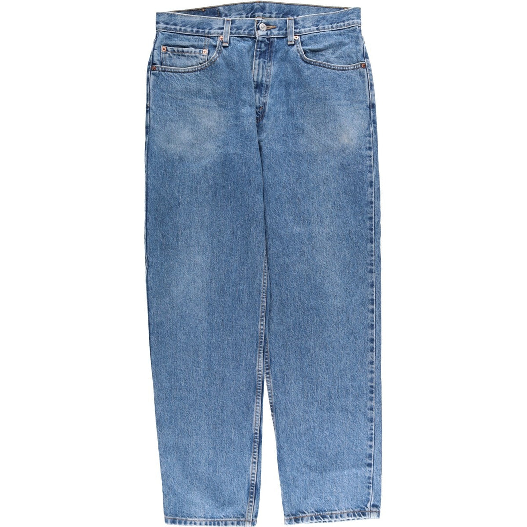 00'S Levi's 550 Relaxed Fit Tapered Denim Pants Men's W34 cotton Blue type light blue Vintage Second Hand