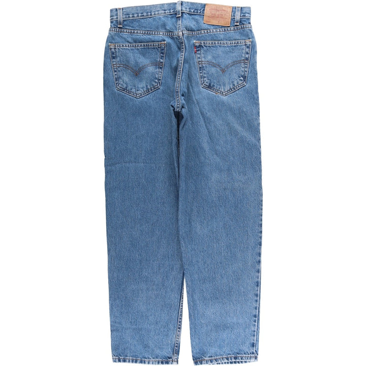00'S Levi's 550 Relaxed Fit Tapered Denim Pants Men's W34 cotton Blue type light blue Vintage Second Hand