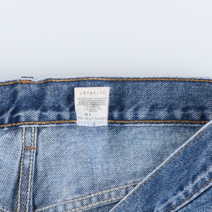 00'S Levi's 550 Relaxed Fit Tapered Denim Pants Men's W34 cotton Blue type light blue Vintage Second Hand