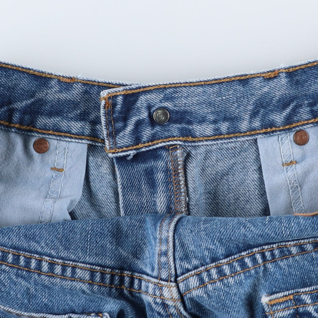00'S Levi's 550 Relaxed Fit Tapered Denim Pants Men's W34 cotton Blue type light blue Vintage Second Hand