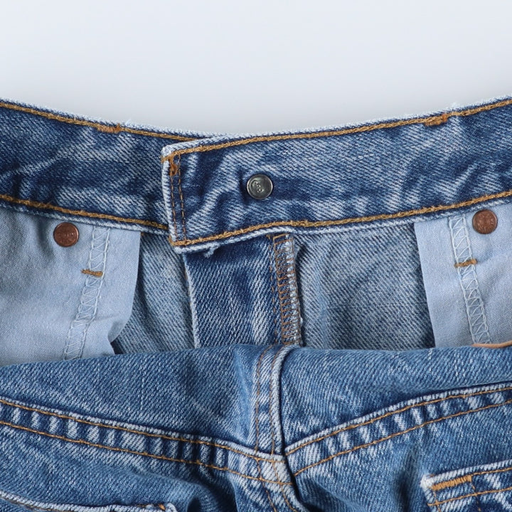 00'S Levi's 550 Relaxed Fit Tapered Denim Pants Men's W34 cotton Blue type light blue Vintage Second Hand