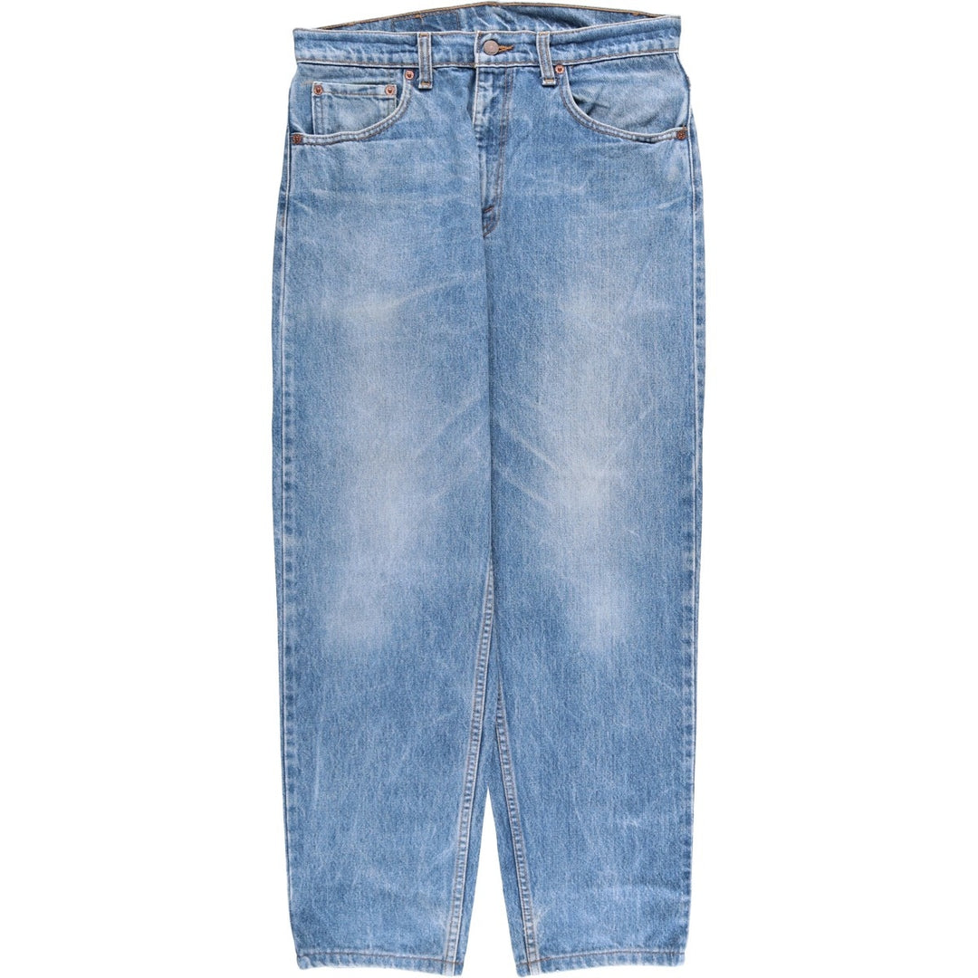 2000'S Levi's 550 Relaxed Fit Tapered Denim Pants, Men's Size 34 cotton Blue type light blue Vintage Second Hand