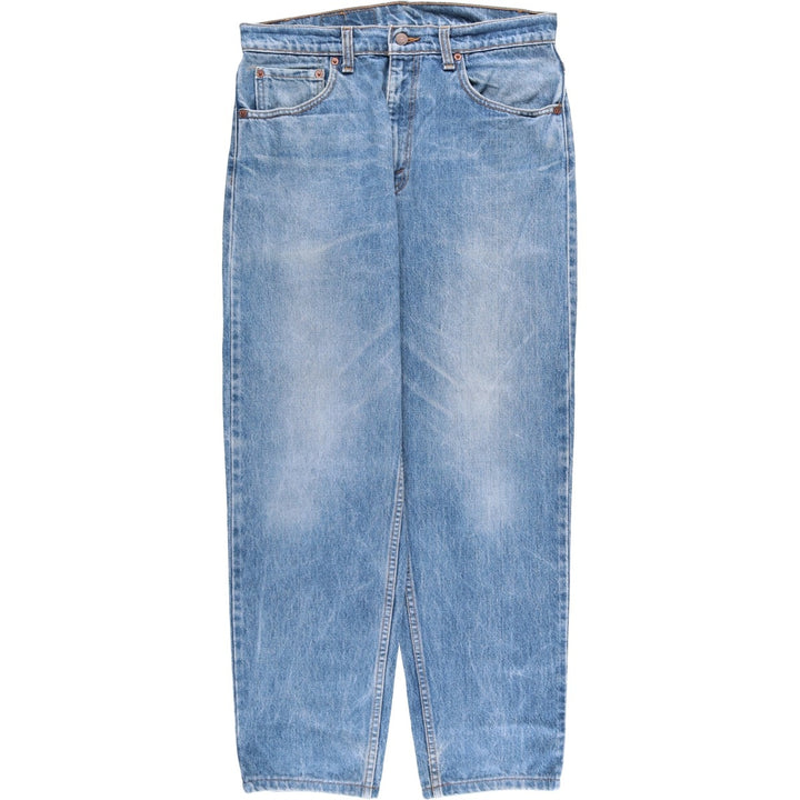 2000'S Levi's 550 Relaxed Fit Tapered Denim Pants, Men's Size 34 cotton Blue type light blue Vintage Second Hand