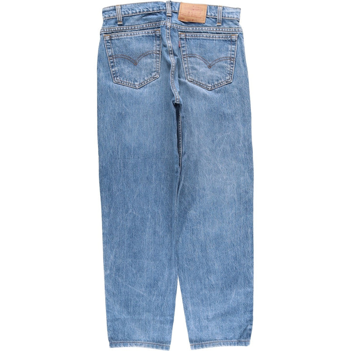 2000'S Levi's 550 Relaxed Fit Tapered Denim Pants, Men's Size 34 cotton Blue type light blue Vintage Second Hand