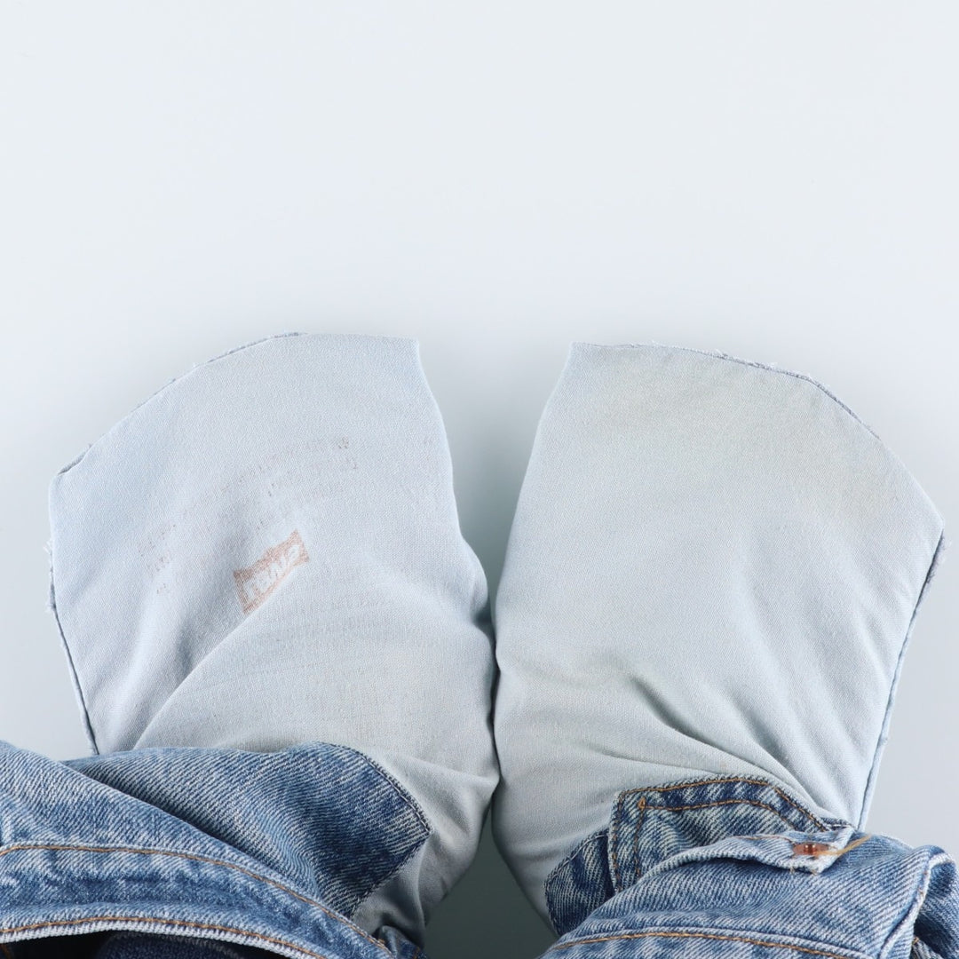 2000'S Levi's 550 Relaxed Fit Tapered Denim Pants, Men's Size 34 cotton Blue type light blue Vintage Second Hand