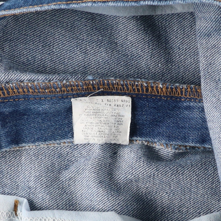 Levi's 550 Relaxed Fit Tapered Denim Pants Men's W34 Vintage cotton blue type Vintage Second Hand