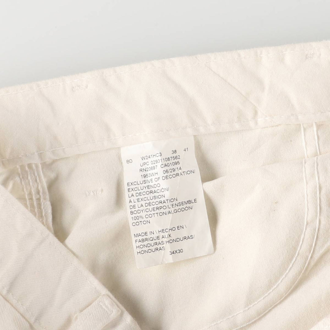 Dickies Painter Pants Men's W34 equivalent cotton white type Vintage Second Hand