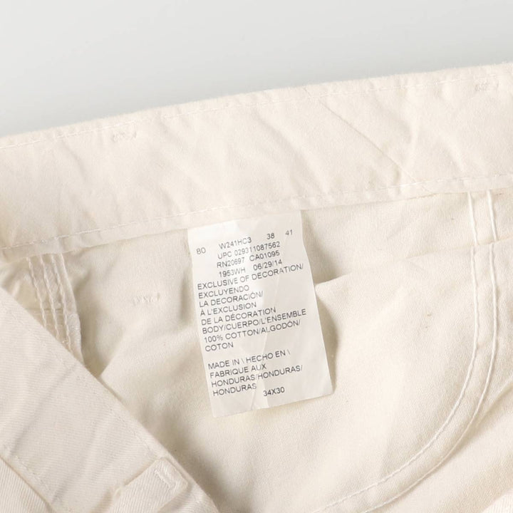 Dickies Painter Pants Men's W34 equivalent cotton white type Vintage Second Hand