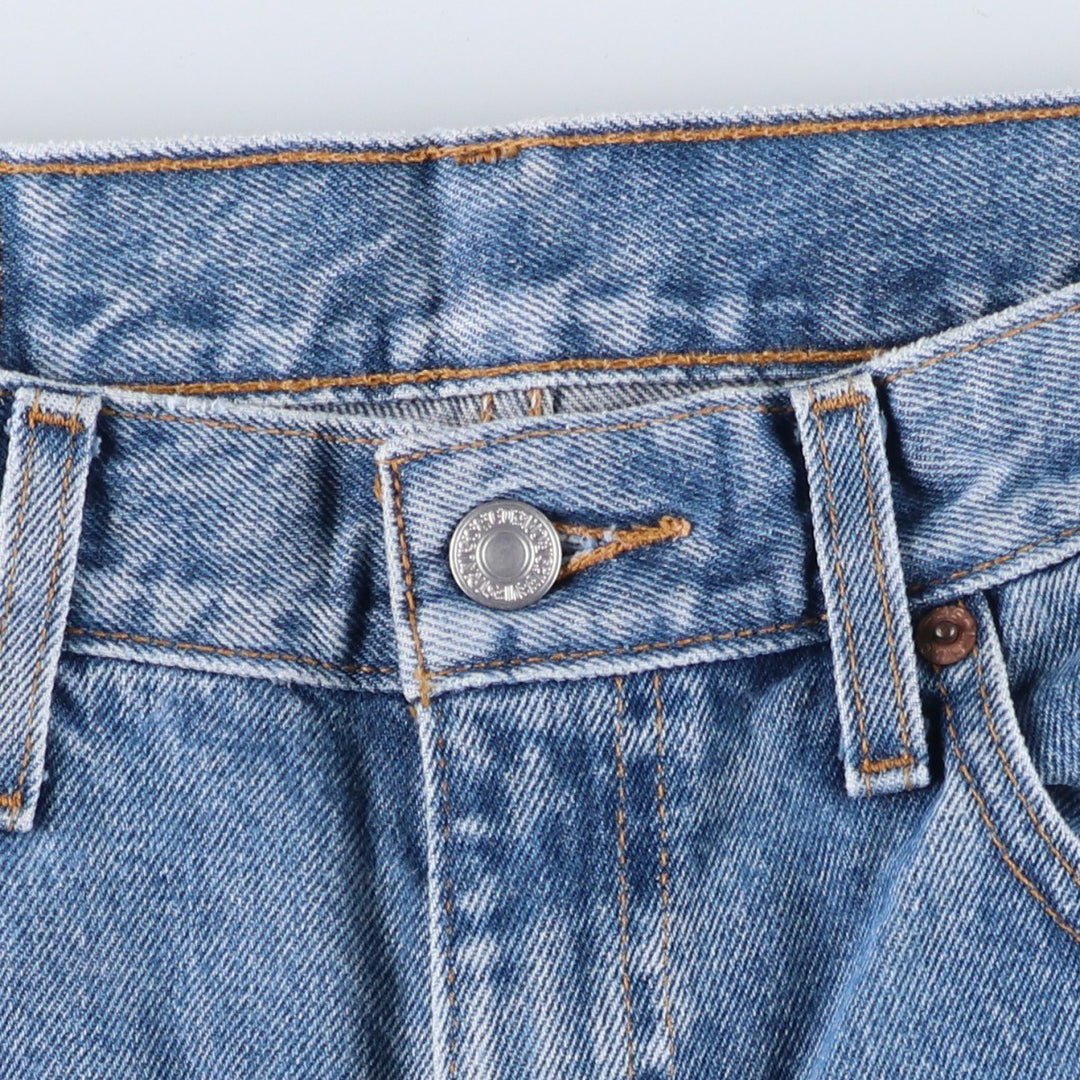 00'S Levi's 550 Relaxed Fit Tapered Denim Pants Men's W33 cotton Blue type light blue Vintage Second Hand