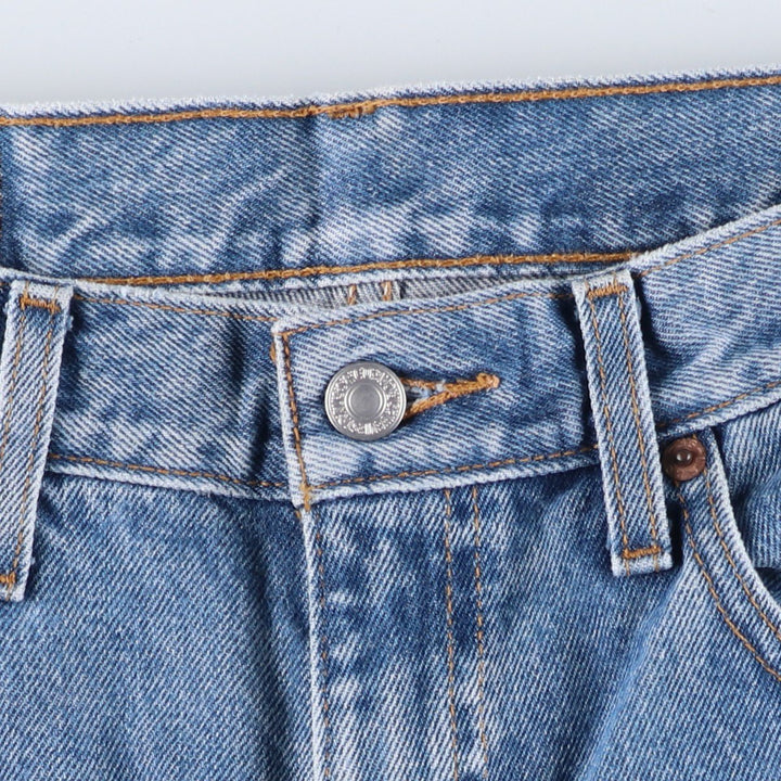 00'S Levi's 550 Relaxed Fit Tapered Denim Pants Men's W33 cotton Blue type light blue Vintage Second Hand