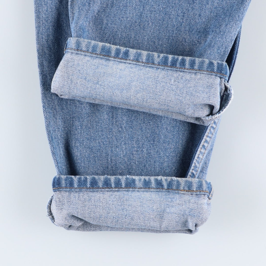 00'S Levi's 550 Relaxed Fit Tapered Denim Pants Men's W33 cotton Blue type light blue Vintage Second Hand