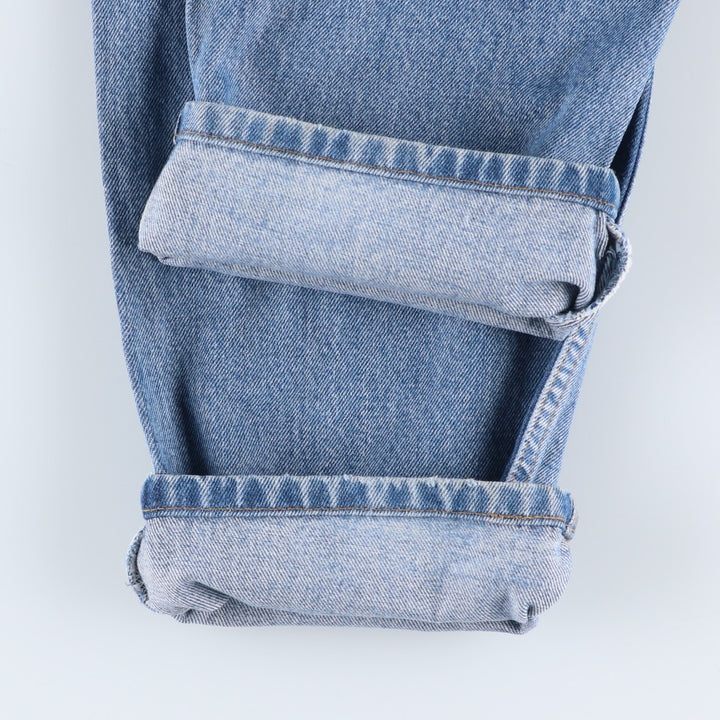 00'S Levi's 550 Relaxed Fit Tapered Denim Pants Men's W33 cotton Blue type light blue Vintage Second Hand