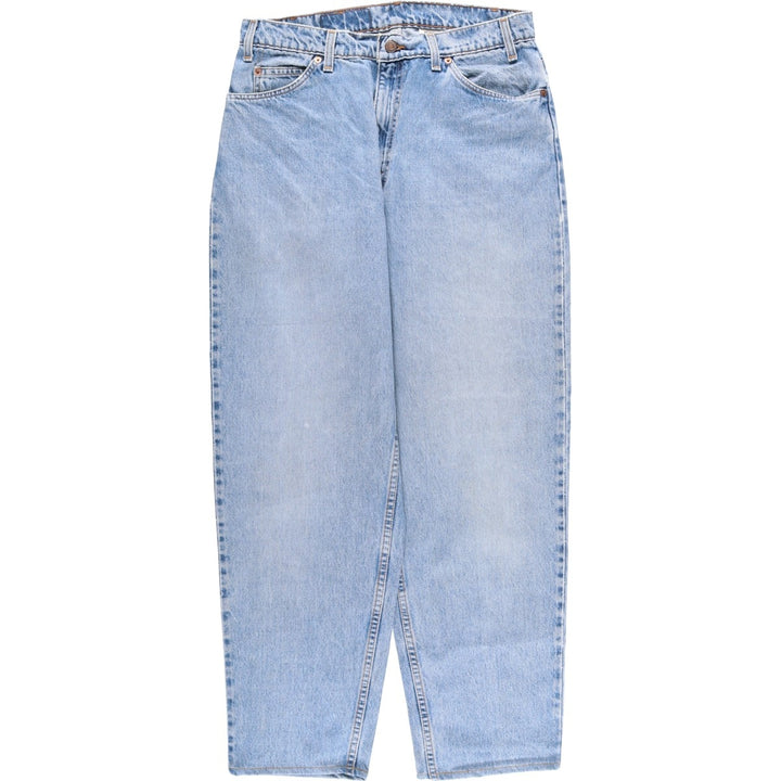 90'S Levi's 560 loose fit tapered leg denim pants, men's, size W33, vintage cotton blue type Vintage Second Hand