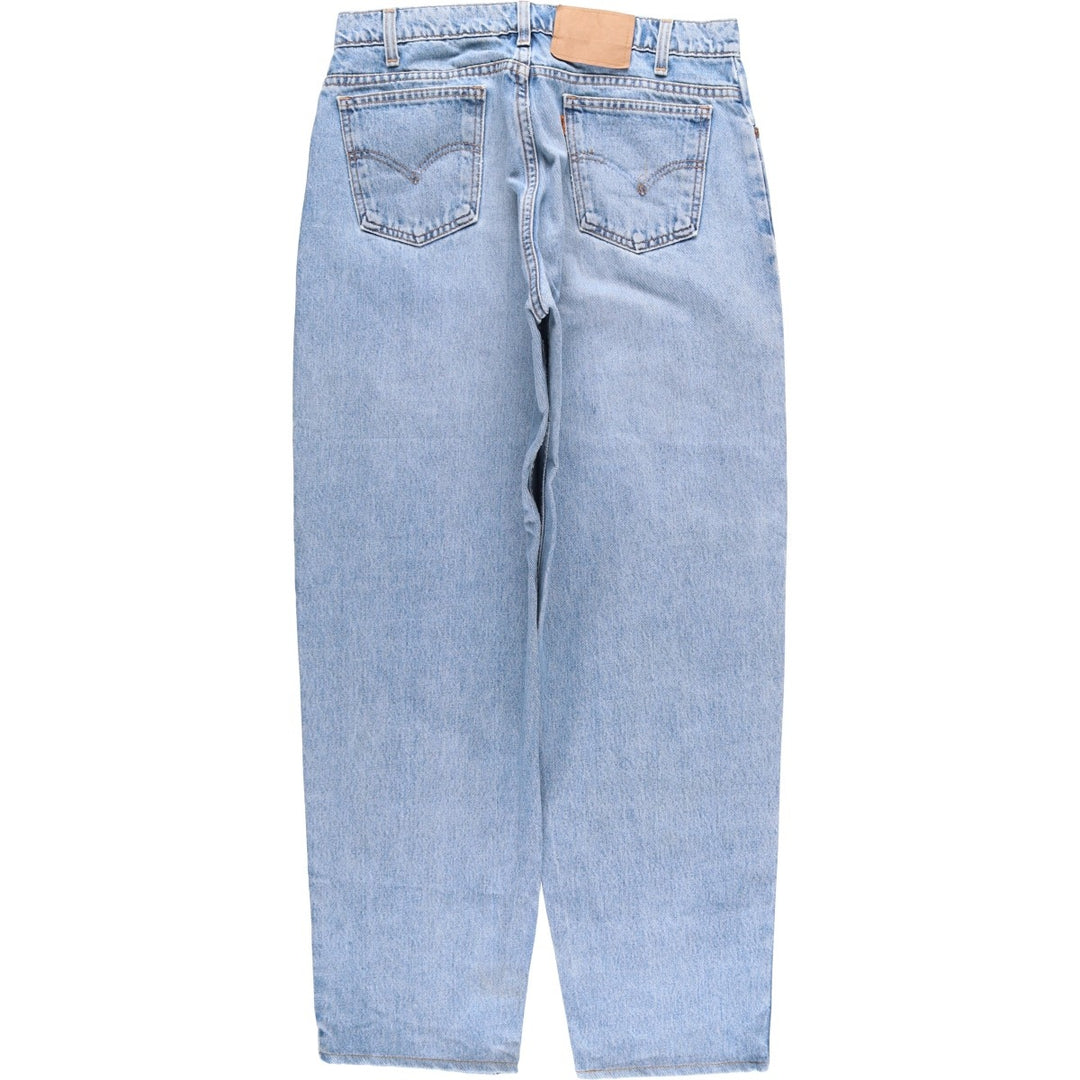 90'S Levi's 560 loose fit tapered leg denim pants, men's, size W33, vintage cotton blue type Vintage Second Hand