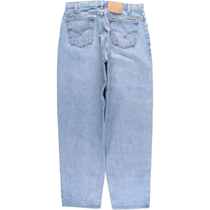 90'S Levi's 560 loose fit tapered leg denim pants, men's, size W33, vintage cotton blue type Vintage Second Hand