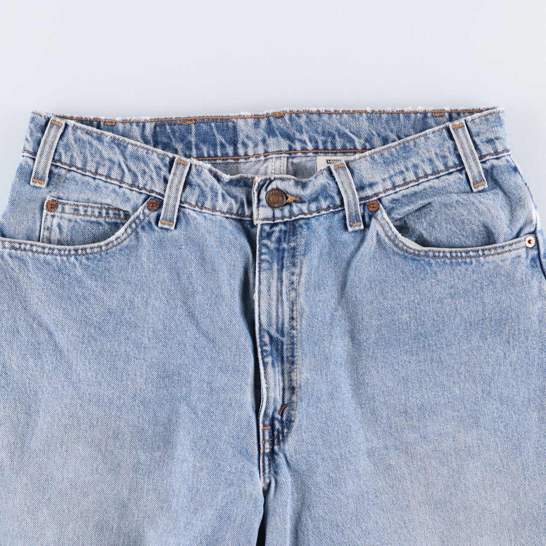 90'S Levi's 560 loose fit tapered leg denim pants, men's, size W33, vintage cotton blue type Vintage Second Hand