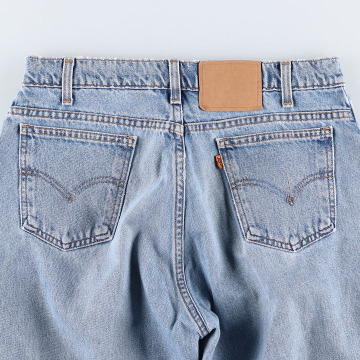 90'S Levi's 560 loose fit tapered leg denim pants, men's, size W33, vintage cotton blue type Vintage Second Hand