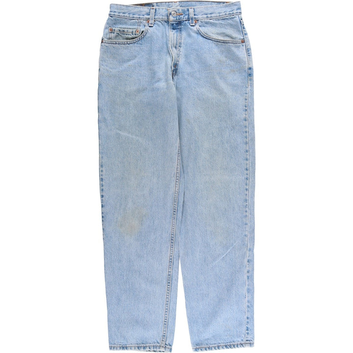 00'S Levi's 550 Relaxed Fit Tapered Denim Pants Men's W32 cotton Blue type light blue Vintage Second Hand