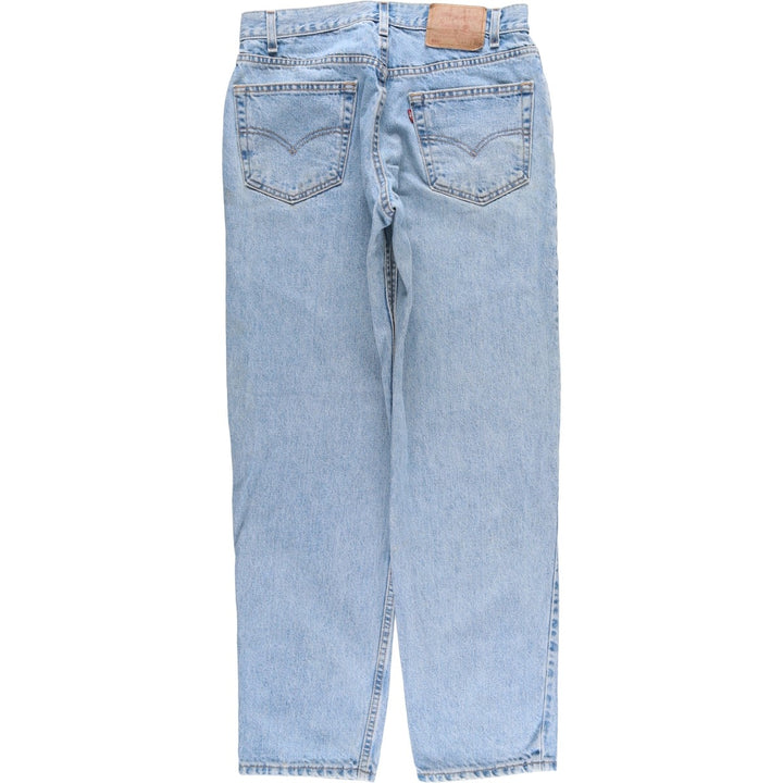 00'S Levi's 550 Relaxed Fit Tapered Denim Pants Men's W32 cotton Blue type light blue Vintage Second Hand