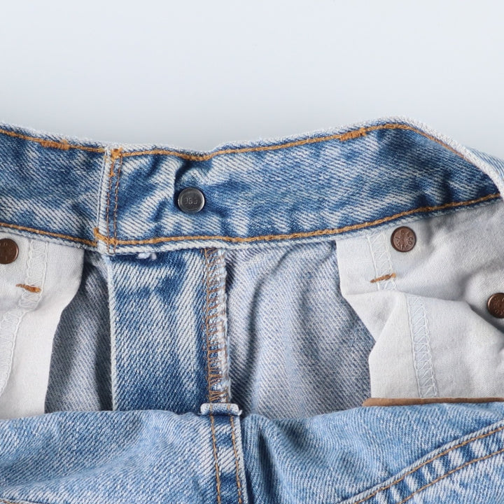 00'S Levi's 550 Relaxed Fit Tapered Denim Pants Men's W32 cotton Blue type light blue Vintage Second Hand