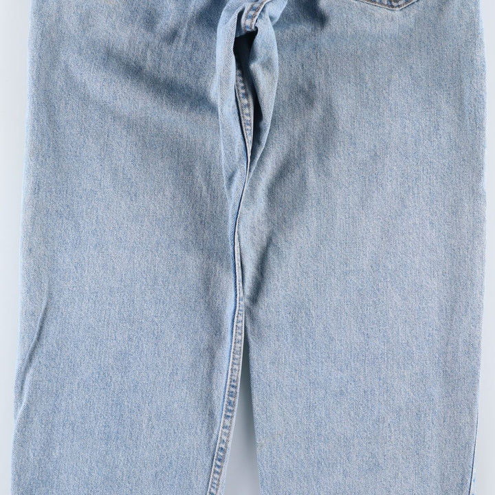 00'S Levi's 550 Relaxed Fit Tapered Denim Pants Men's W32 cotton Blue type light blue Vintage Second Hand