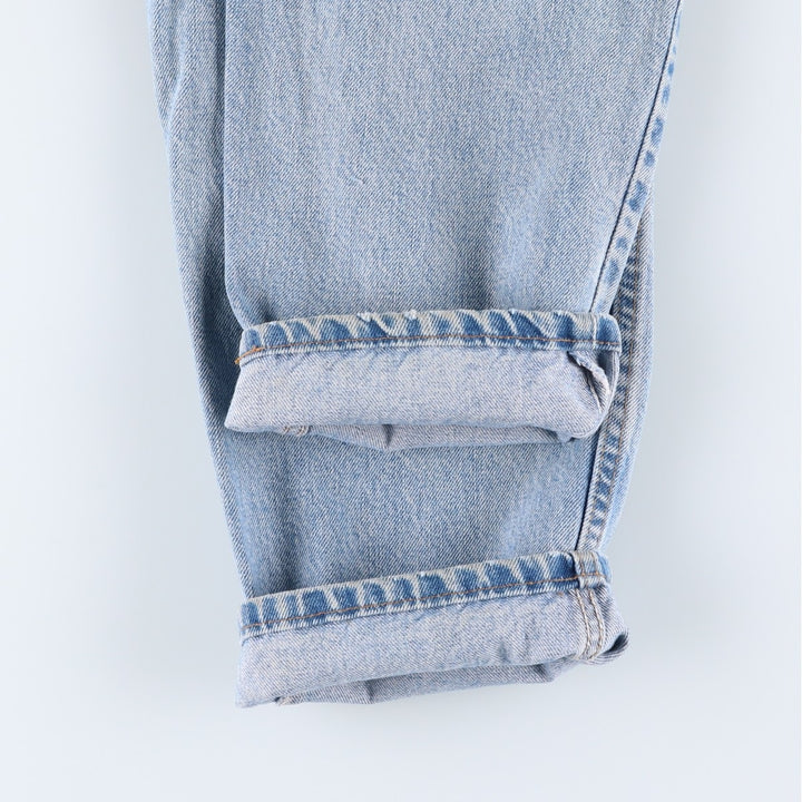 00'S Levi's 550 Relaxed Fit Tapered Denim Pants Men's W32 cotton Blue type light blue Vintage Second Hand
