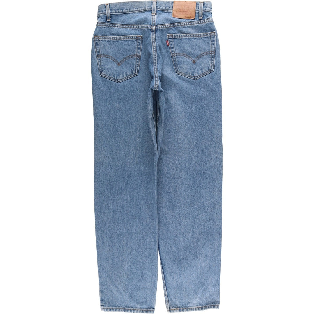 90'S Levi's 550 Relaxed Fit Tapered Denim Pants Men's W32 Vintage cotton Blue type light blue Vintage Second Hand