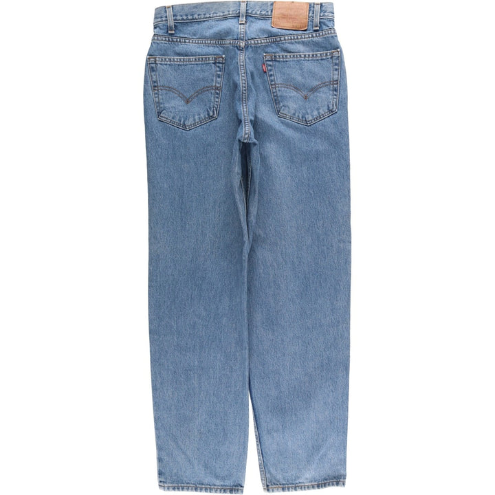 90'S Levi's 550 Relaxed Fit Tapered Denim Pants Men's W32 Vintage cotton Blue type light blue Vintage Second Hand