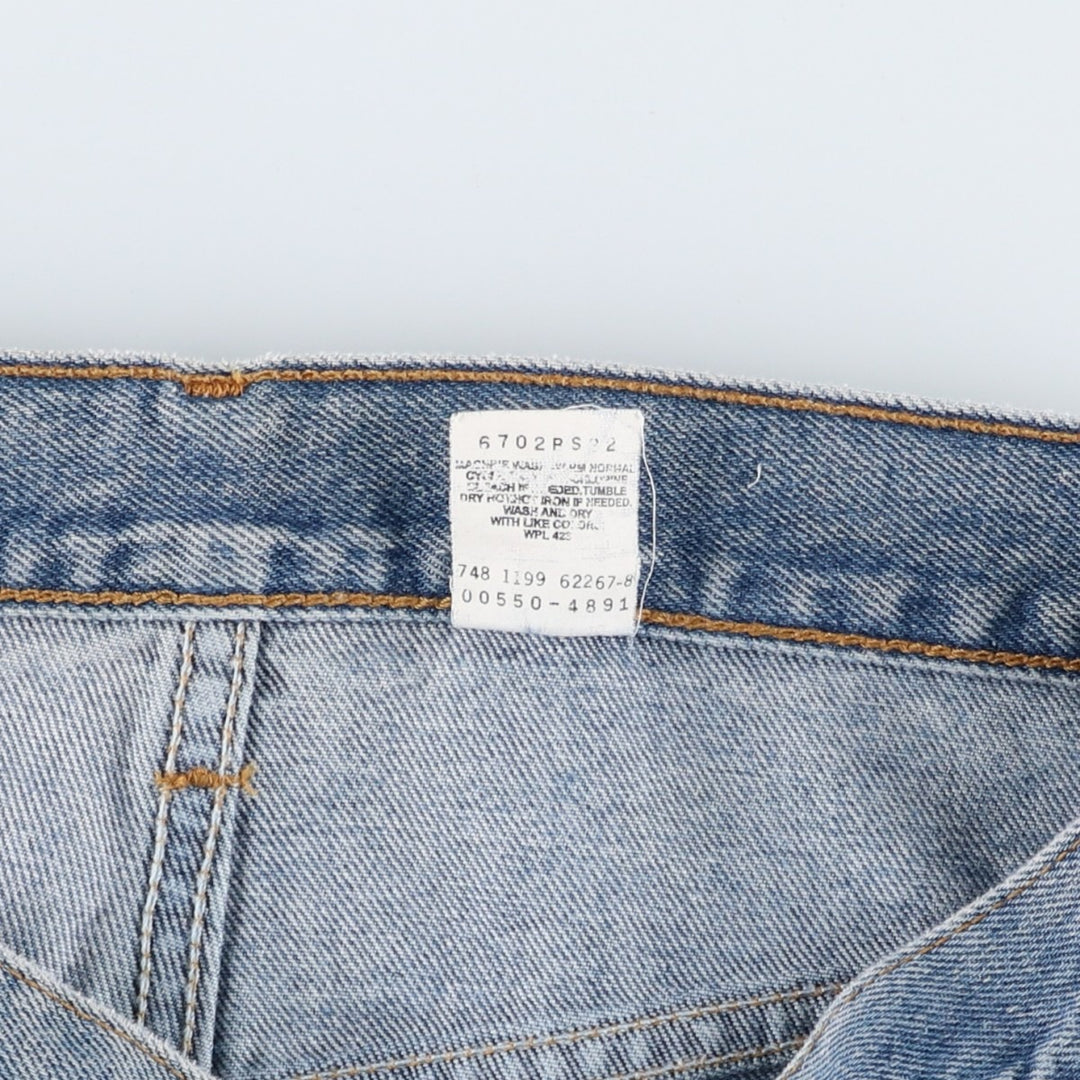 90'S Levi's 550 Relaxed Fit Tapered Denim Pants Men's W32 Vintage cotton Blue type light blue Vintage Second Hand