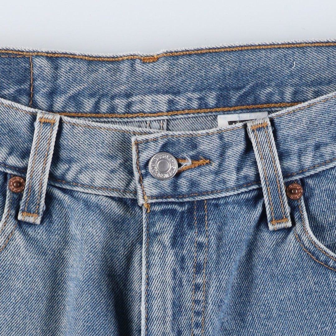 90'S Levi's 550 Relaxed Fit Tapered Denim Pants Men's W32 Vintage cotton Blue type light blue Vintage Second Hand