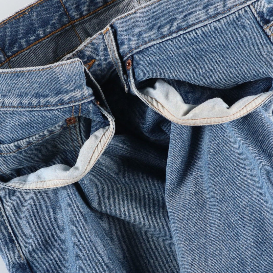 90'S Levi's 550 Relaxed Fit Tapered Denim Pants Men's W32 Vintage cotton Blue type light blue Vintage Second Hand