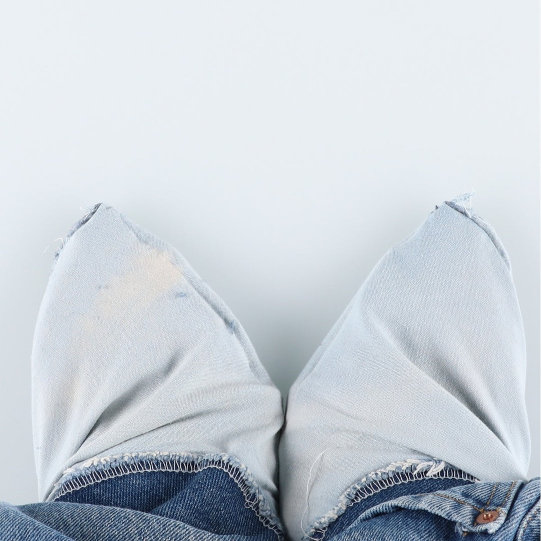 90'S Levi's 550 Relaxed Fit Tapered Denim Pants Men's W32 Vintage cotton Blue type light blue Vintage Second Hand