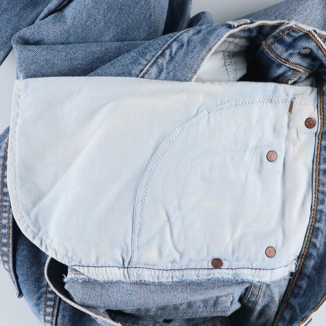 90'S Levi's 550 Relaxed Fit Tapered Denim Pants Men's W32 Vintage cotton Blue type light blue Vintage Second Hand