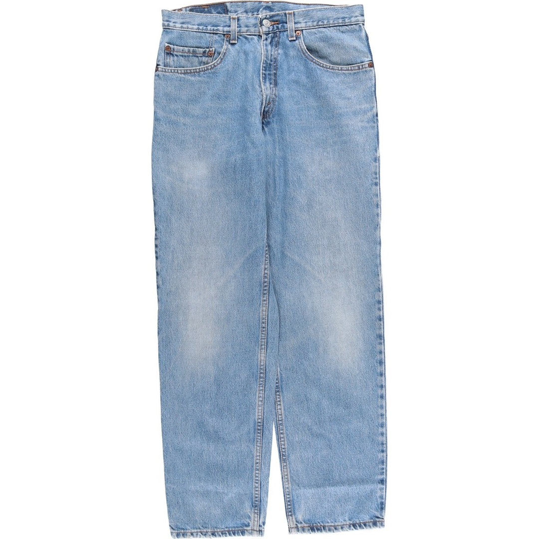00'S Levi's 550 Relaxed Fit Tapered Denim Pants for Men, W31 cotton Blue type light blue Vintage Second Hand