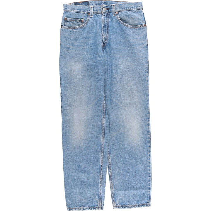 00'S Levi's 550 Relaxed Fit Tapered Denim Pants for Men, W31 cotton Blue type light blue Vintage Second Hand