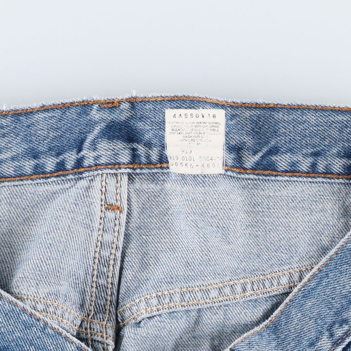 00'S Levi's 550 Relaxed Fit Tapered Denim Pants for Men, W31 cotton Blue type light blue Vintage Second Hand