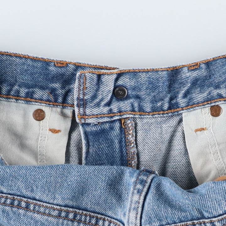 00'S Levi's 550 Relaxed Fit Tapered Denim Pants for Men, W31 cotton Blue type light blue Vintage Second Hand