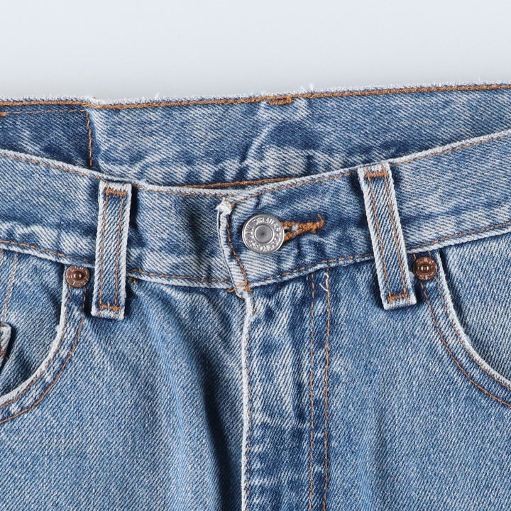 00'S Levi's 550 Relaxed Fit Tapered Denim Pants for Men, W31 cotton Blue type light blue Vintage Second Hand