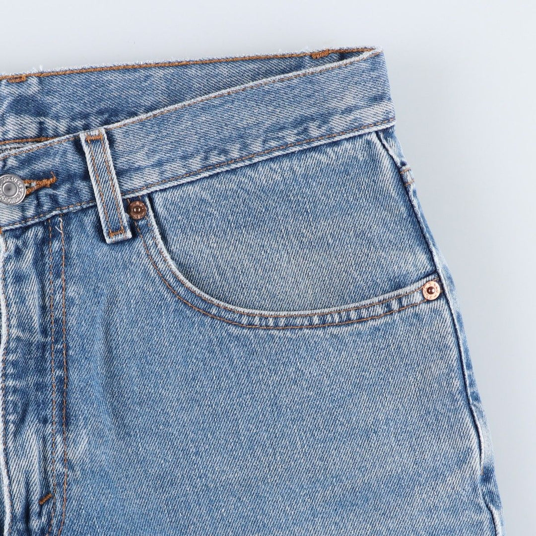 00'S Levi's 550 Relaxed Fit Tapered Denim Pants for Men, W31 cotton Blue type light blue Vintage Second Hand