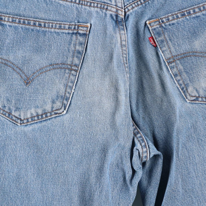 00'S Levi's 550 Relaxed Fit Tapered Denim Pants for Men, W31 cotton Blue type light blue Vintage Second Hand