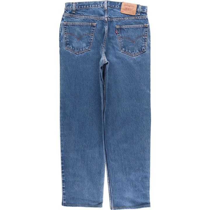 2000'S Levi's 550 Tapered Denim Pants, Men's, Size W34 cotton blue type Vintage Second Hand