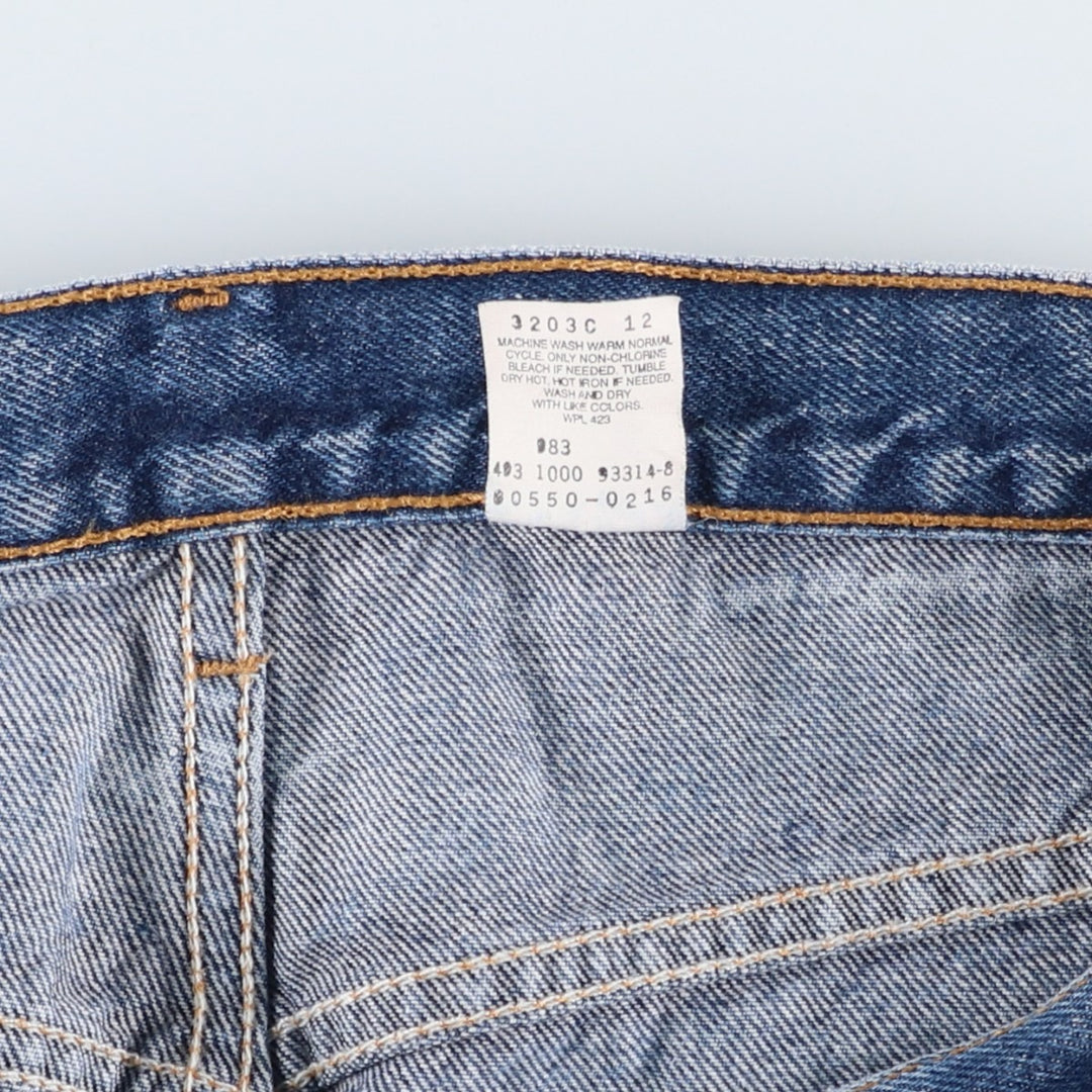 2000'S Levi's 550 Tapered Denim Pants, Men's, Size W34 cotton blue type Vintage Second Hand