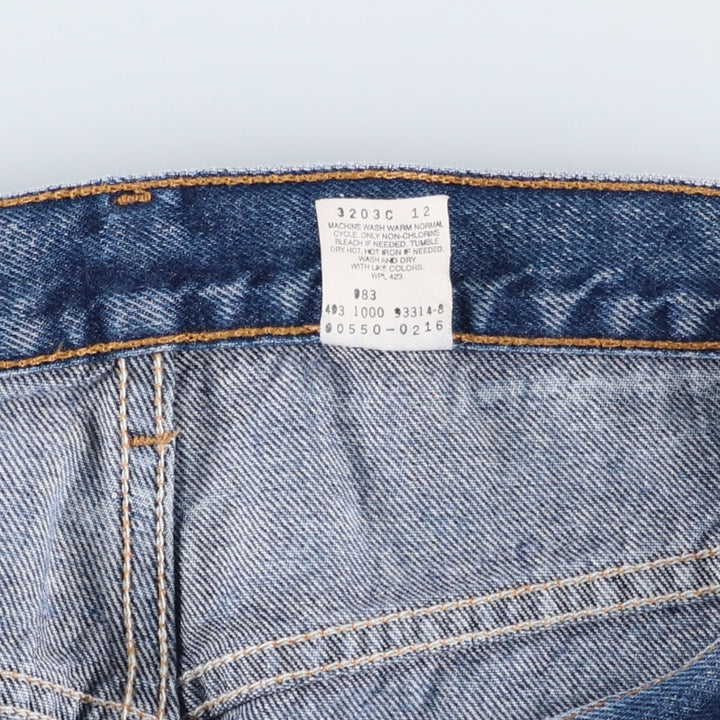 2000'S Levi's 550 Tapered Denim Pants, Men's, Size W34 cotton blue type Vintage Second Hand