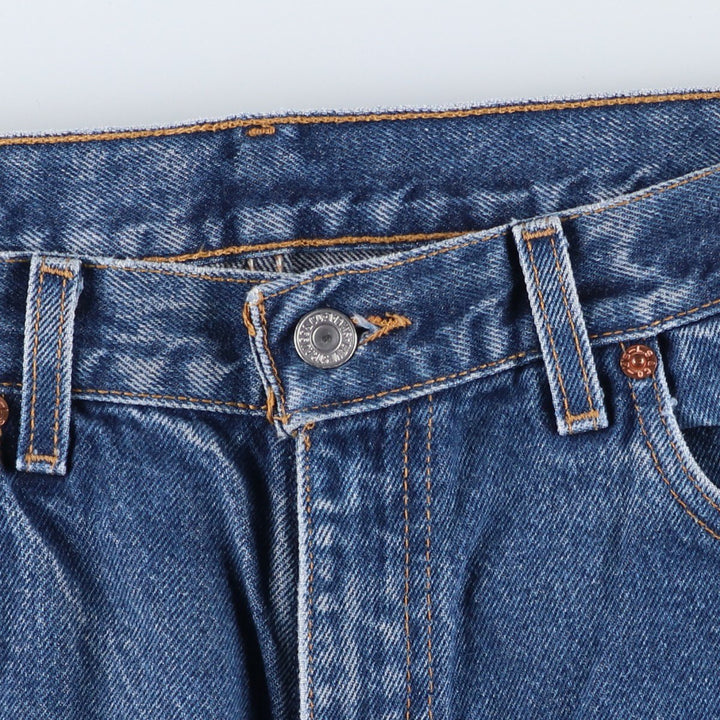 2000'S Levi's 550 Tapered Denim Pants, Men's, Size W34 cotton blue type Vintage Second Hand