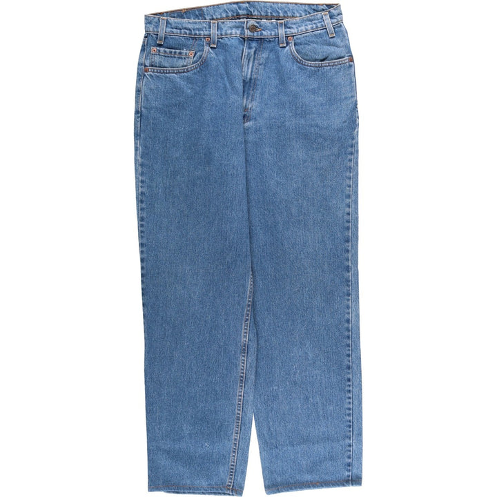 90'S Levi's 550 Relaxed Fit Tapered Denim Pants Made in USA Men's W35 Vintage cotton blue type Vintage Second Hand