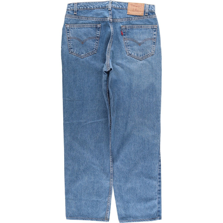 90'S Levi's 550 Relaxed Fit Tapered Denim Pants Made in USA Men's W35 Vintage cotton blue type Vintage Second Hand