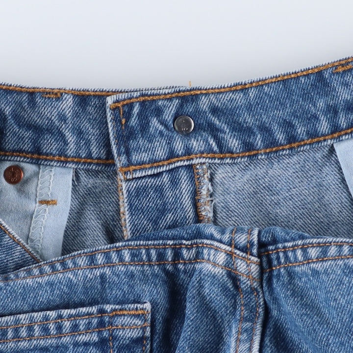 90'S Levi's 550 Relaxed Fit Tapered Denim Pants Made in USA Men's W35 Vintage cotton blue type Vintage Second Hand