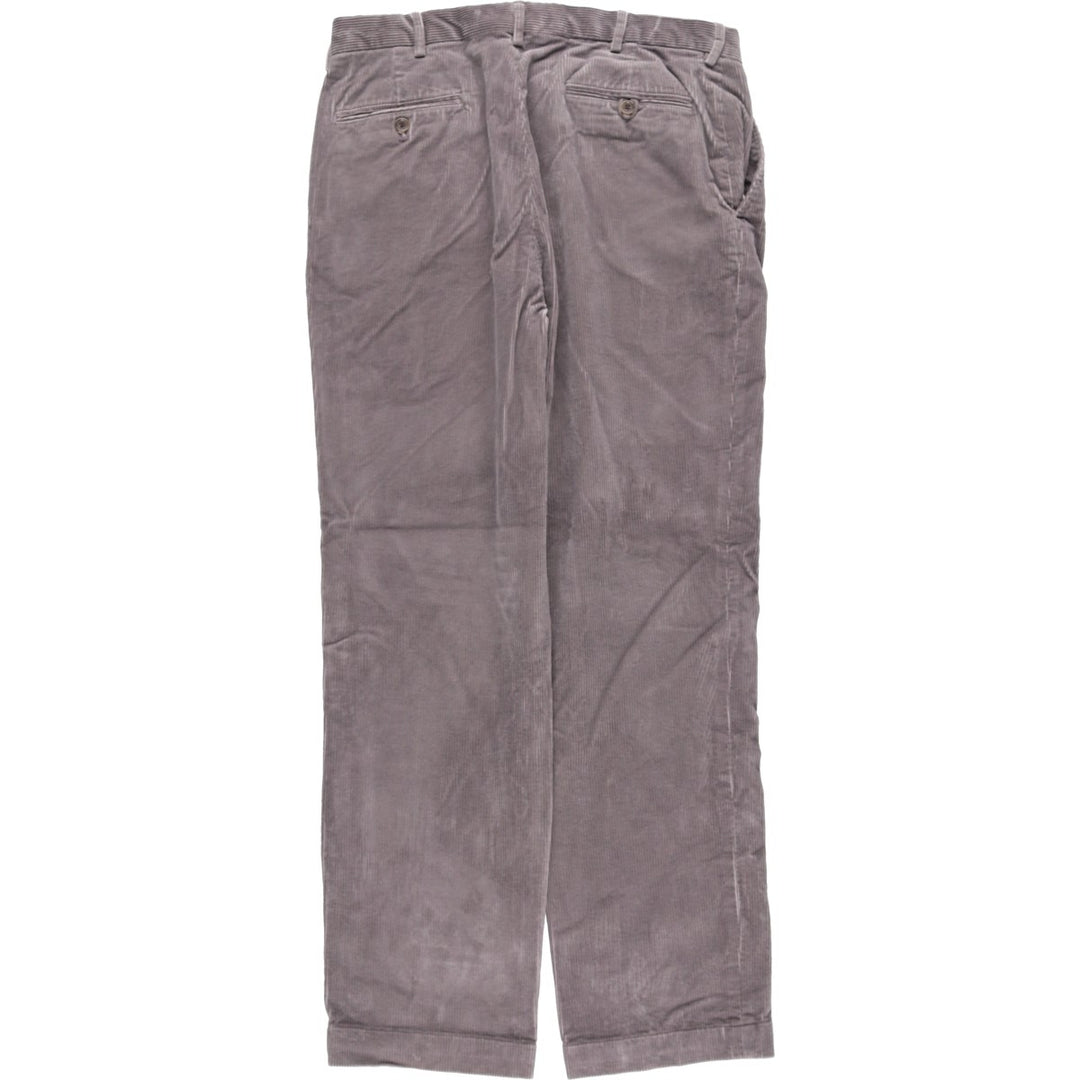 Ralph Lauren POLO GOLF corduroy pants for men, size W34 cotton gray type Vintage Second Hand