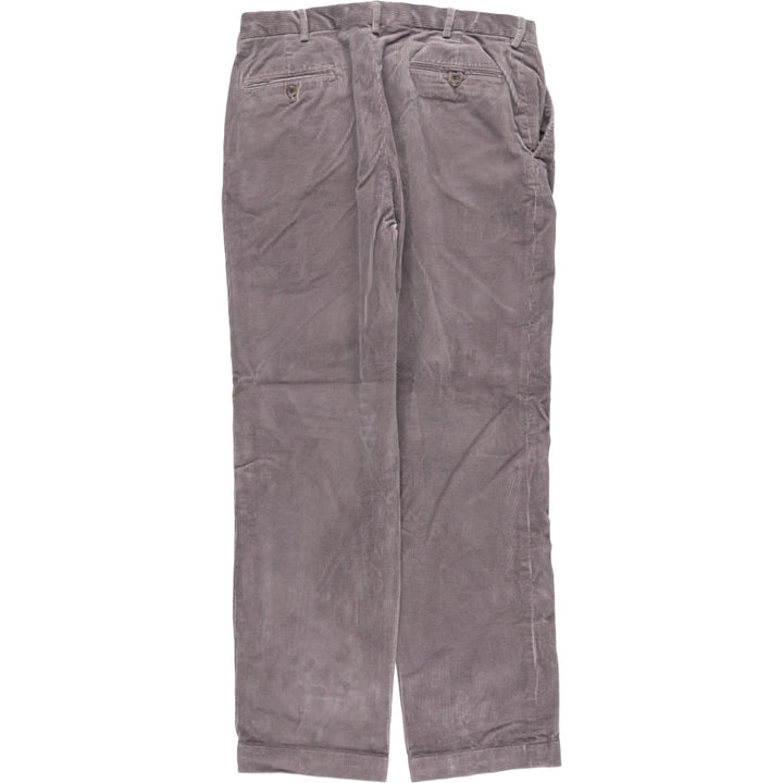 Ralph Lauren POLO GOLF corduroy pants for men, size W34 cotton gray type Vintage Second Hand