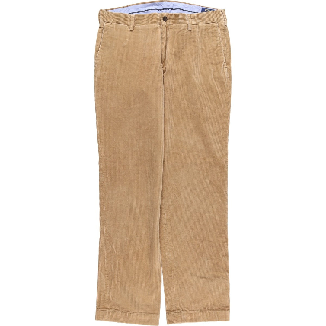 Ralph Lauren POLO RALPH LAUREN CLASSIC FIT corduroy pants for men, size w36 cotton beige type brown Vintage Second Hand